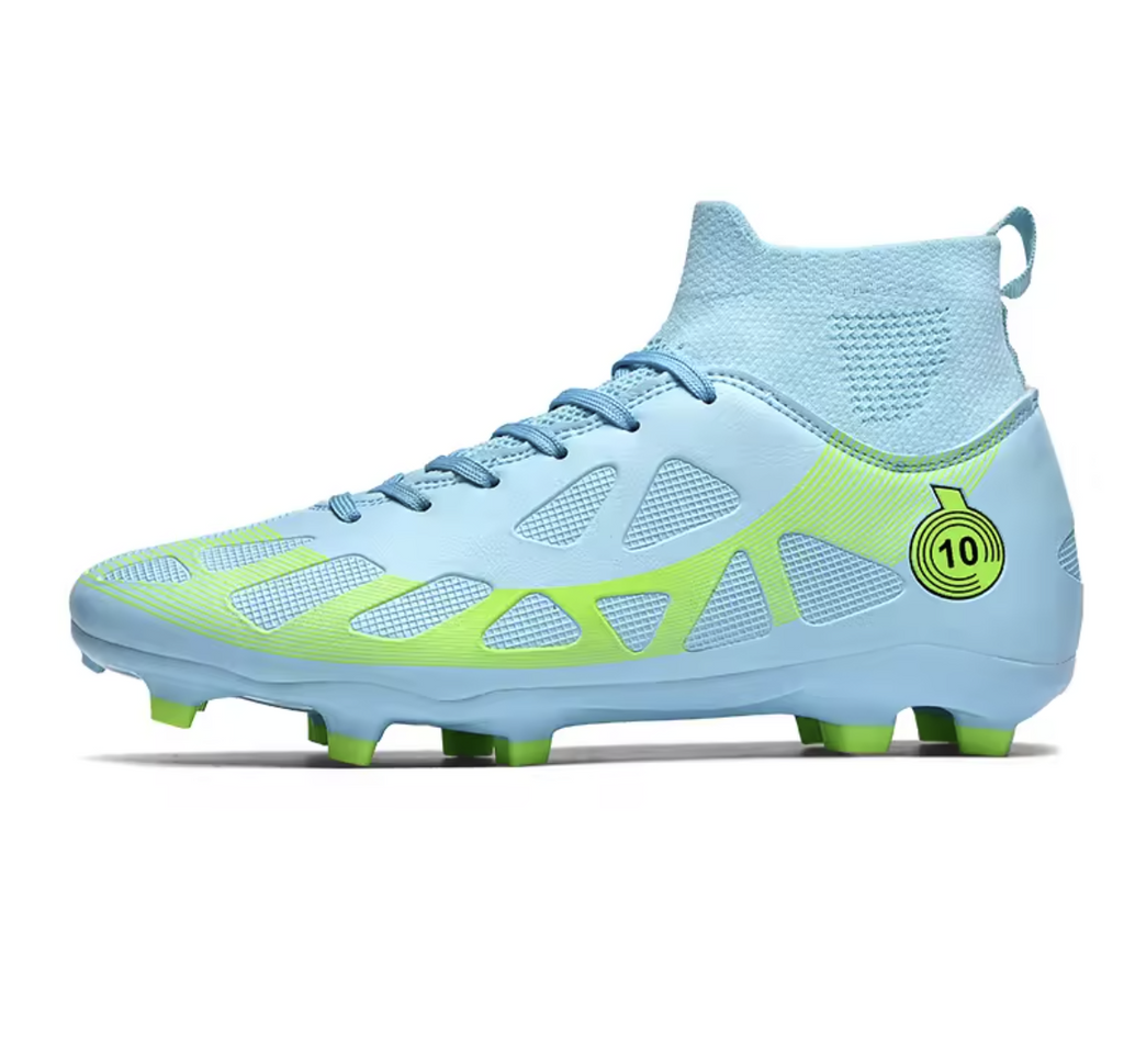 Num 10 Elite Soccer Cleats - Blue/Green
